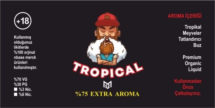 MG Premium Likit Tropical (%75 EXTRA AROMA) 30ml