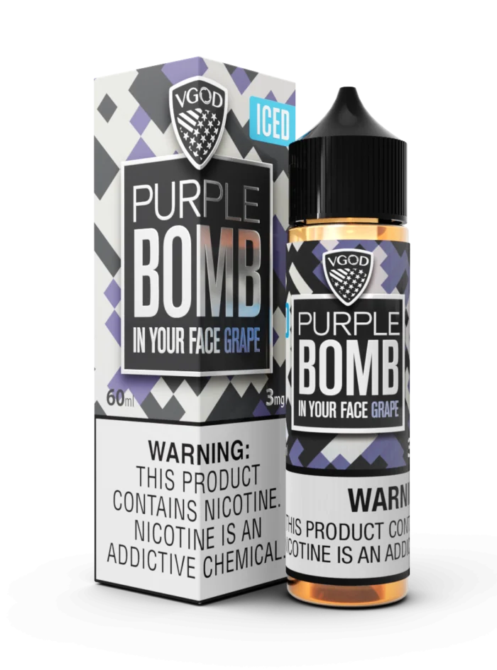 VGOD FREEBASE ICED PURPLE BOMB LİKİT 60 ML