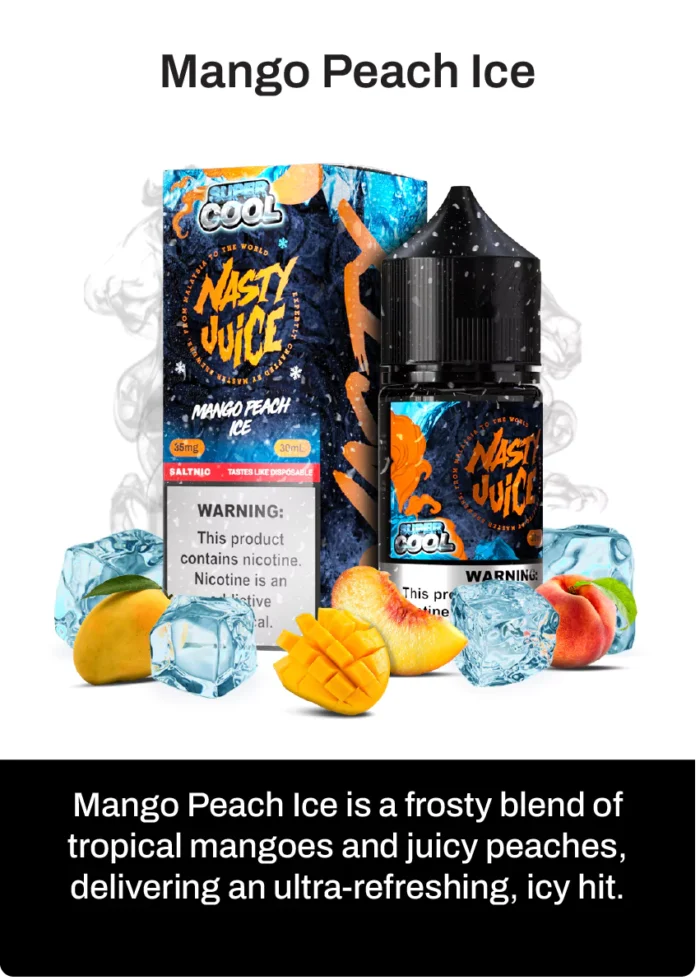 Nasty Juice SUPER COOL MANGO PEACH ICE 30ml