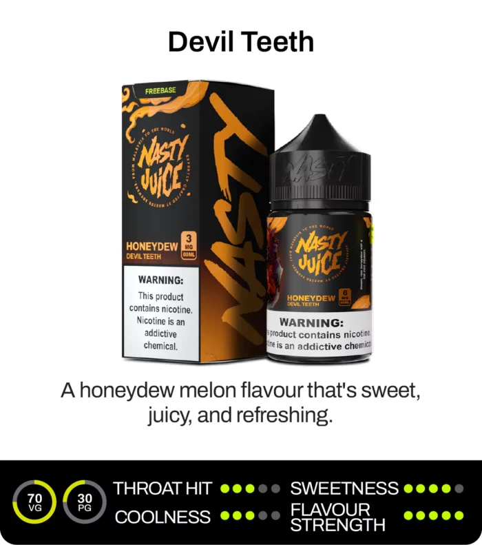 Nasty Juice Devil Teeth Freebase Likit 60 ML