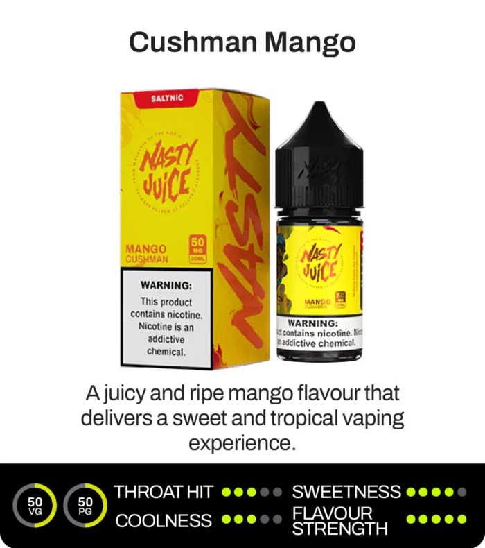 Nasty Juice Cushman Mango Salt Likit 30ml