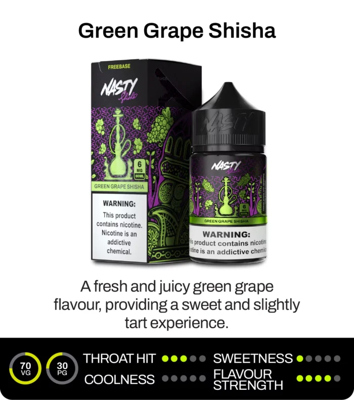 Green Grape -Nasty Juice Freebase Likit 60ml