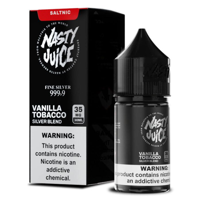 Nasty Juice Vanilla Tobacco Silver Blend Salt Likit 30ml