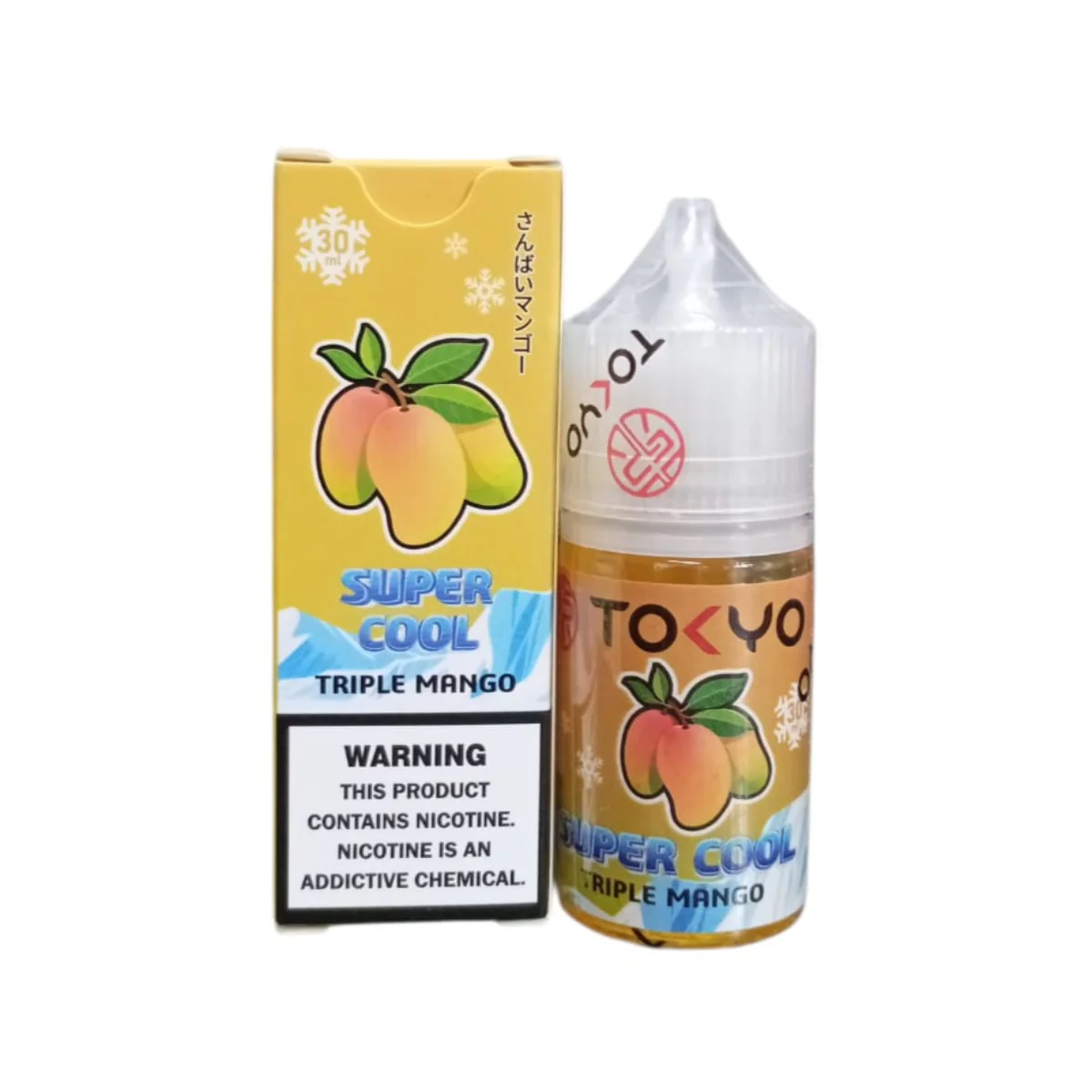 Tokyo SaltNic Super Cool Triple Mango 30ML (Çok Soğuk Mango)
